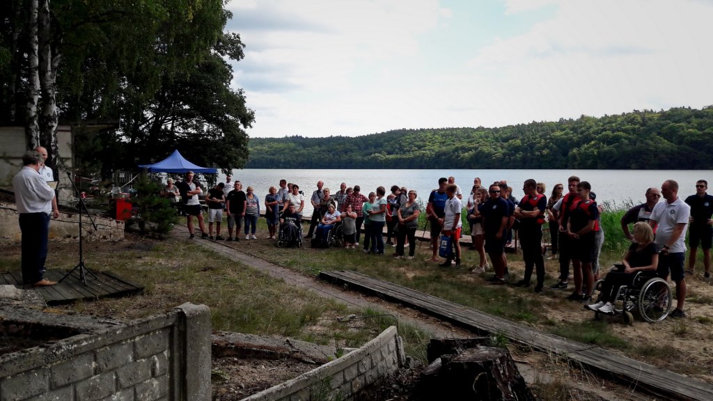 2018.09.08 Obchody 70lecia żeglarstwa w Lęborku na przystani w Lubowidzu