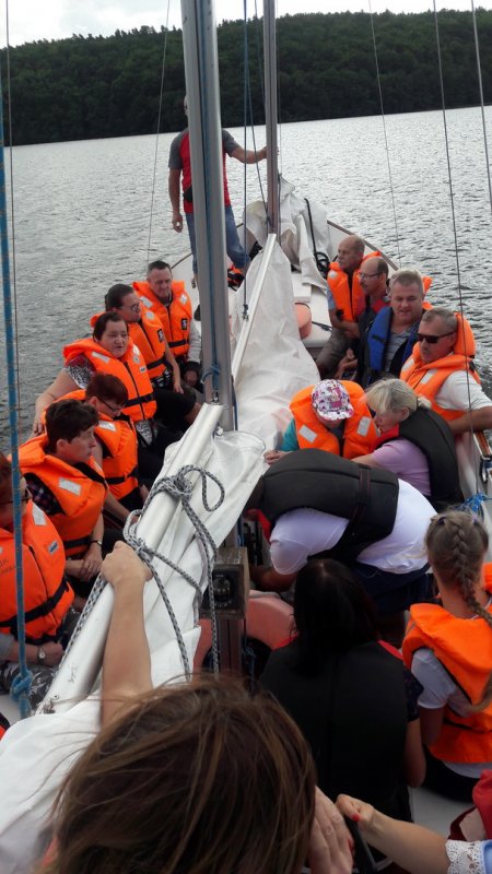 2018.09.08 Obchody 70lecia żeglarstwa w Lęborku na przystani w Lubowidzu